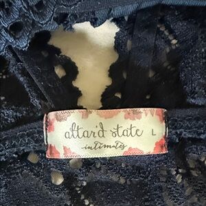 Altar'd State Navy Lace Bra